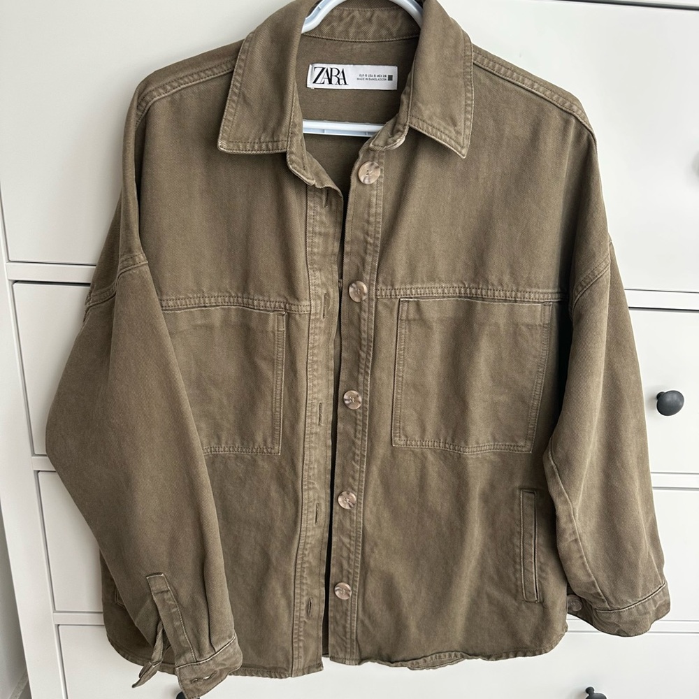 Zara Denim Shacket